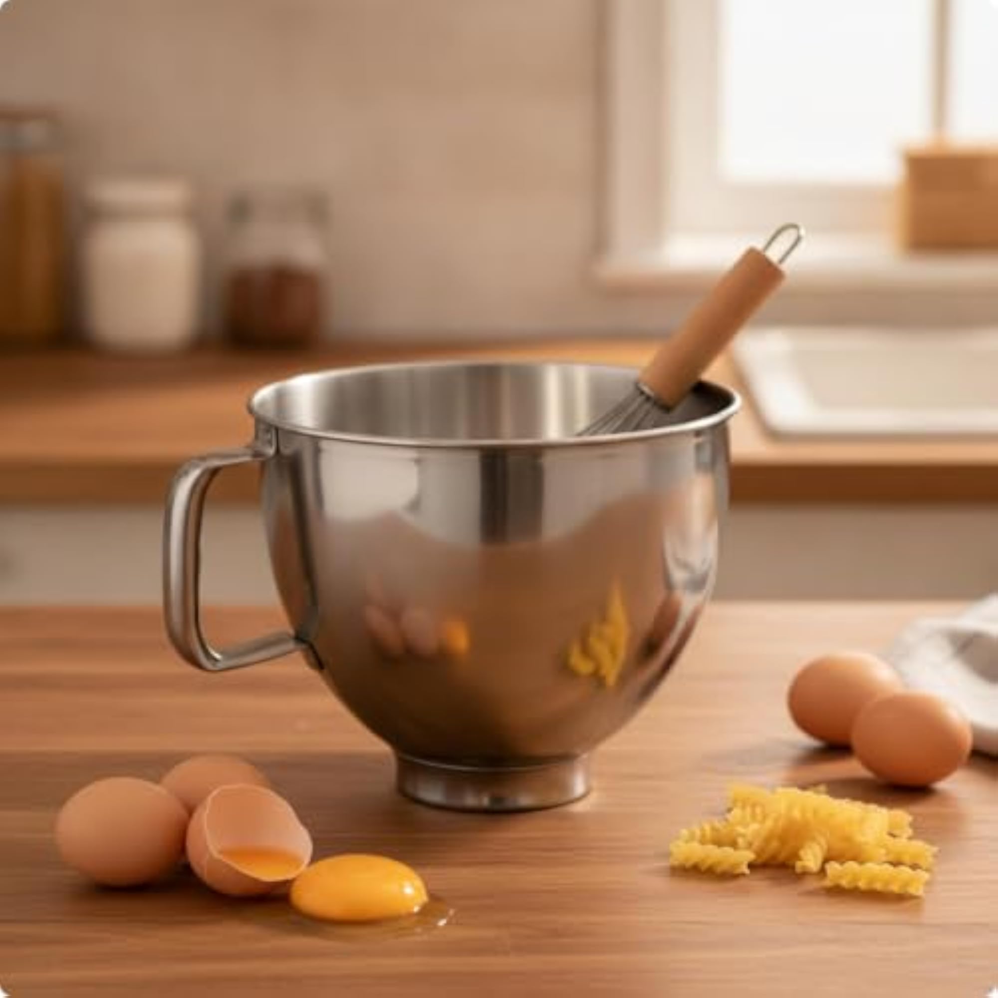 Handled Stand Mixer Bowl for Culinary Creators